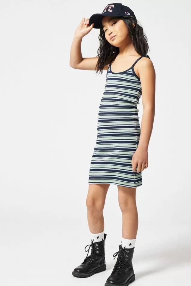 New Kleid Allover Streifen-Print Kleider