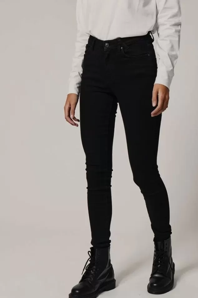 Discount Skinny jeans mittelhoher Bund Damen Jeans